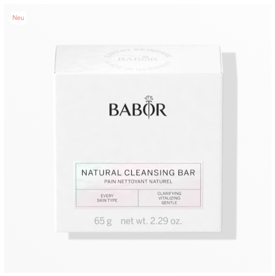 BABOR Natural Cleansing Bar + Box