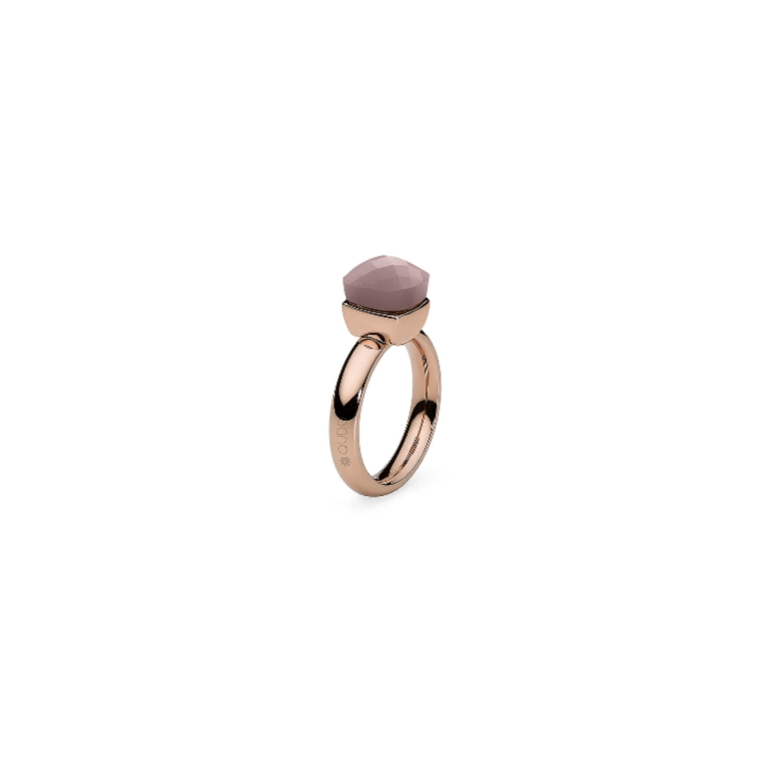 Dies ist ein Ring der Marke Qudo, Modell Firenze. Er hat eine Farbkombination aus Darkrosé opal und Roségold. Der Ring strahlt Eleganz und Klasse aus und ist ideal für besondere Anlässe oder als alltägliches Accessoire