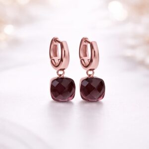 Light Aubregine Qudo Firenze Ohrring