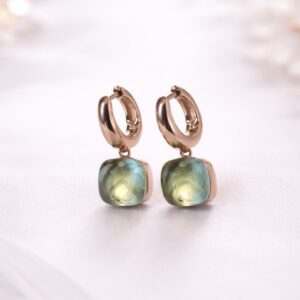 Qudo Firenze Chrysolite Ohrring